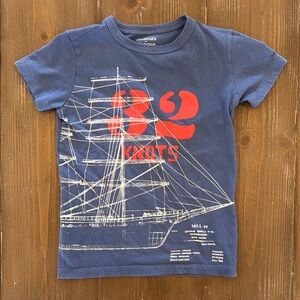 Boys JCrew Crewcuts Glow in the Dark Tee Size 4/5